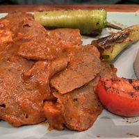 Seitan dish  at The Vegan Regime in Istanbul