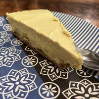 Lemon cheesecake   at The Vegan Regime in Istanbul