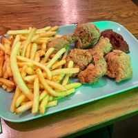 Crunchy plate at The Vegan Regime in Istanbul