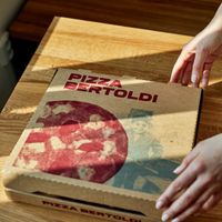 Box for Pizza at Pizza Bertoldi in Prague