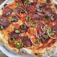   at Pizza Bertoldi in Prague