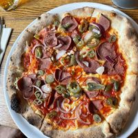 Salumi  at Pizza Bertoldi in Prague