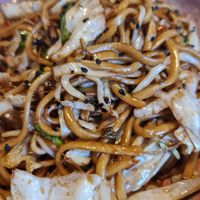 Vegan BBQ Shanghai noodles at Midnight Shanghai in Christchurch