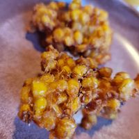 Corn fritter at Midnight Shanghai in Christchurch