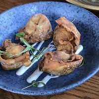 Butternut pumpkin wontons  at Midnight Shanghai in Christchurch
