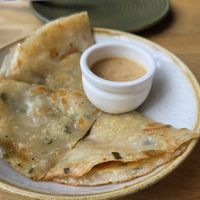 Scallion pancake at Midnight Shanghai in Christchurch