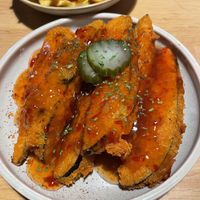Eggplant fries   at Midnight Shanghai in Christchurch
