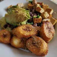 Beans and rice bowl at Guadalupe Cafe in Sylva