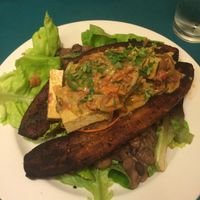 Blackened Plantains (without cheese) at Guadalupe Cafe in Sylva