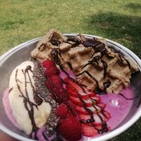 Smoothie bowl at Puerto Pulsus in Mexico City