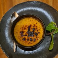 creme brulee at Element Vegetarian in Phnom Penh