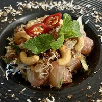 Pomelo salad #Veganuary at Element Vegetarian in Phnom Penh