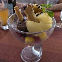 Vegan Fruit Sundae at Element Vegetarian in Phnom Penh