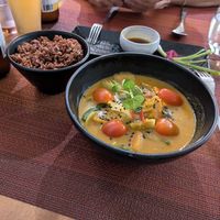 Cambodian Red Curry at Element Vegetarian in Phnom Penh