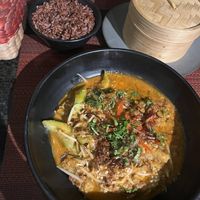 Grilled eggplants   at Element Vegetarian in Phnom Penh