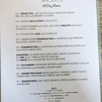 LuLu's menu July 2024 at Lulu's Cafe in Mullumbimby