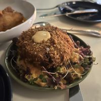 Heart of palm crabcake  at Cadence in New York City