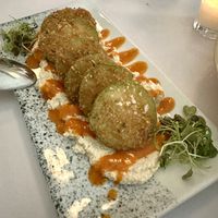 Fried green tomatillos  at Cadence in New York City