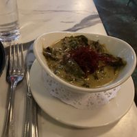 Curry collard greens at Cadence in New York City