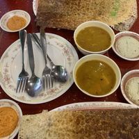Sambhar and Chutneys at Khana Khazana in Bangkok