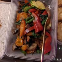 Vegan stir fry dish 😌 at To Be Thai in New Farm