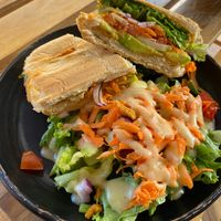 Veggie panini  at Verde in Granada