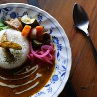 vegan dal curry at Como Es Imaizumi コモエス今泉 in Fukuoka