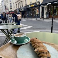 Viennoise au chocolat  at Land & Monkeys - Pernety in Paris