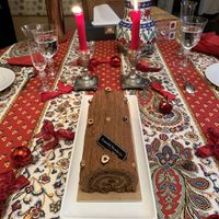 Hazelnut praline Yule log   at Land & Monkeys - Pernety in Paris