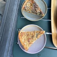 Ham quiche was absolutely a star!  at Land & Monkeys - Pernety in Paris