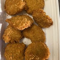 Crispy soy nuggets at Vegetarian Palate in Brooklyn