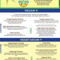 Scan QR code for menu   at Berry Fresh Cafe in Stuart