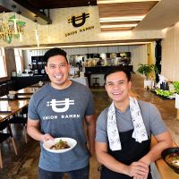 Interior and Owners at Union Ramen Bar in New Orleans
