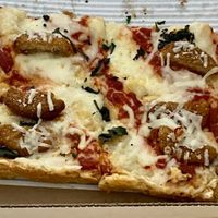 Vegan chicken parm   at Underground Pizza Company in Baltimore