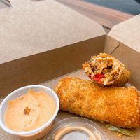 Steak & cheese egg rolls are worth the visit alone.  Crispy, crunchy, fullll of flavor! And the dipping sauce is amazing at PiANTA in Providence