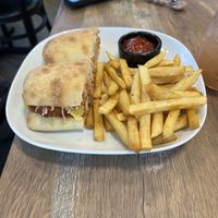 Chicken parm  at PiANTA in Providence