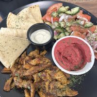 Shawarma plate.   at PiANTA in Providence