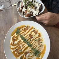 Smashed potatoes & pumpkin soup   at PiANTA in Providence