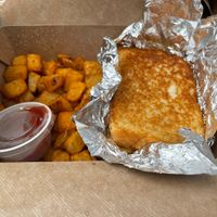 Grilled egg and cheese sandwich  at PiANTA in Providence