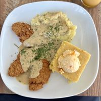 Chicken fried steak  at PiANTA in Providence