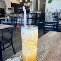 Passion fruit Thai tea  at PiANTA in Providence