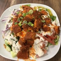 Buffalo chicken salad yummmy  at PiANTA in Providence