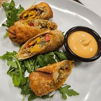 Steak&cheese rolls at PiANTA in Providence