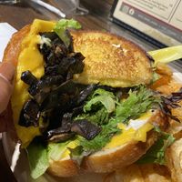  The Tree Hugger Sandwich with mushrooms lettuce vegan Mayo and vegan cheese  at The Wheel Barrel in Topeka