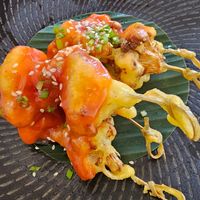 Cauliflower skewers is delicious. at Alive! Cuisine in Lipa City