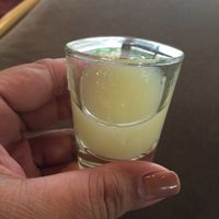 Shot of lemon at Alive! Cuisine in Lipa City