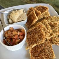 Dehydrated Coconut crackers  at Alive! Cuisine in Lipa City
