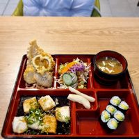 Bento set at Sushi Chungjeon 초밥충전 in Jeju