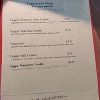 Vegan menue😃🍃 at Sushi Chungjeon 초밥충전 in Jeju