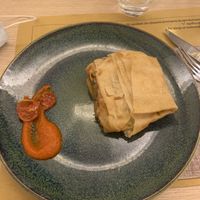 scrigno di pane carasau at Zenzero in Bologna